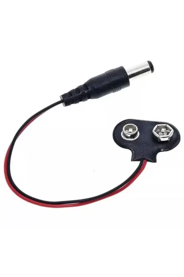 9 Volt 2.1 Mm Jacklı Pil Başlığı (ıc-232a) 9 Volt 2.1 Mm Jacklı Pil Başlığı (ıc-232a)