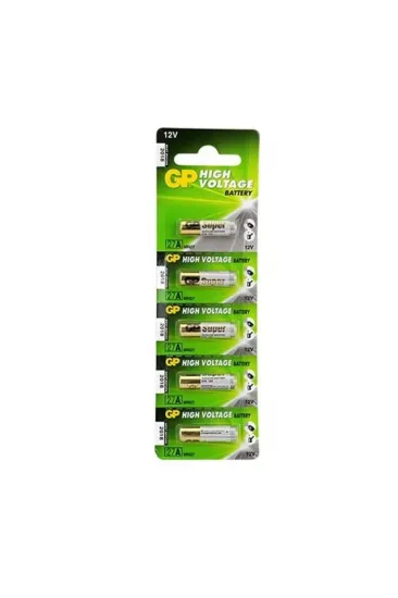 Gp 27a 12v İnce Alarm Pili (5'li Paket)