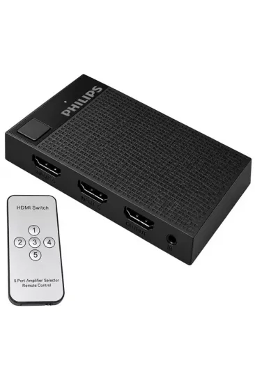 Philips Swv9023d/93 5-giriş 1-çıkış 4k Hdmı Switch (seçici) Philips Swv9023d/93 5-giriş 1-çıkış 4k Hdmı Switch (seçici)