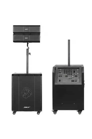 Shile Sl-9 400w Aktif Kule Ses Sistemi 2 Adet Kablosuz Mikrofonlu Tekerlekli Mdf Kasa Bluetooth/tws/dsp Destekli Pa Seti Shile Sl-9 400w Aktif Kule Ses Sistemi 2 Adet Kablosuz Mikrofonlu Tekerlekli Mdf Kasa Bluetooth/tws/dsp Destekli Pa Seti