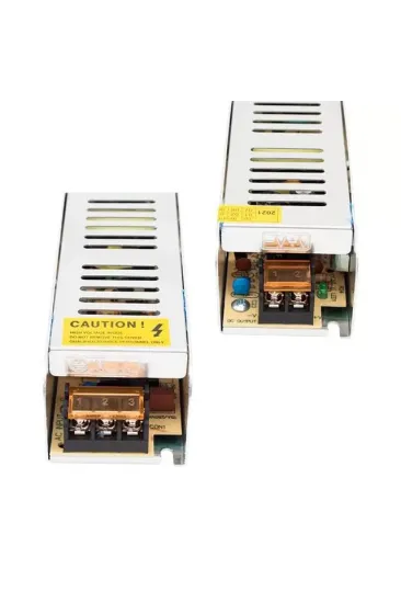 Powermaster Pm-13035 12v 10a Slim Metal Kasa Şerit Led Ve Güvenlik Kamerası Trafo Güç Kaynağı