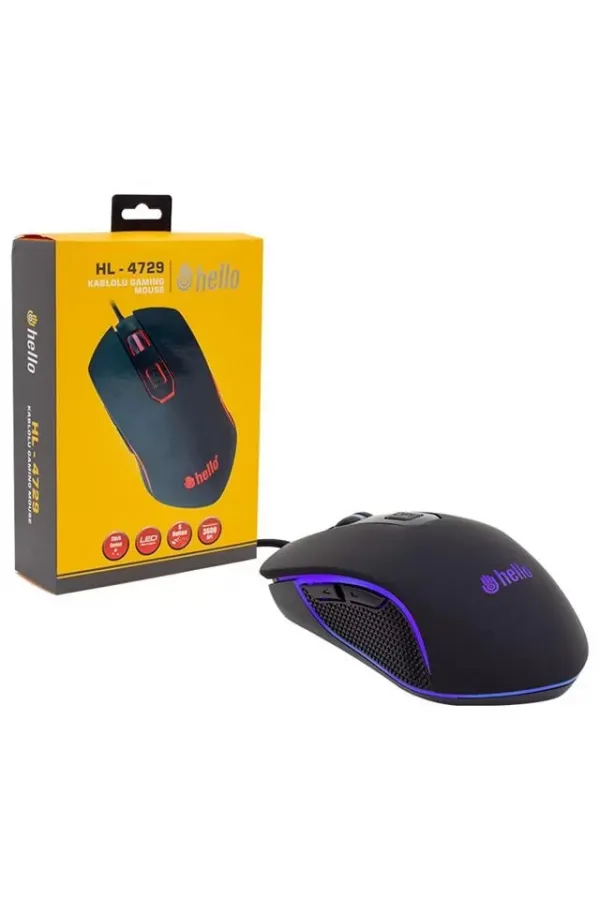 Hello Hl-4729 Kablolu Oyuncu Gaming Mouse Hello Hl-4729 Kablolu Oyuncu Gaming Mouse