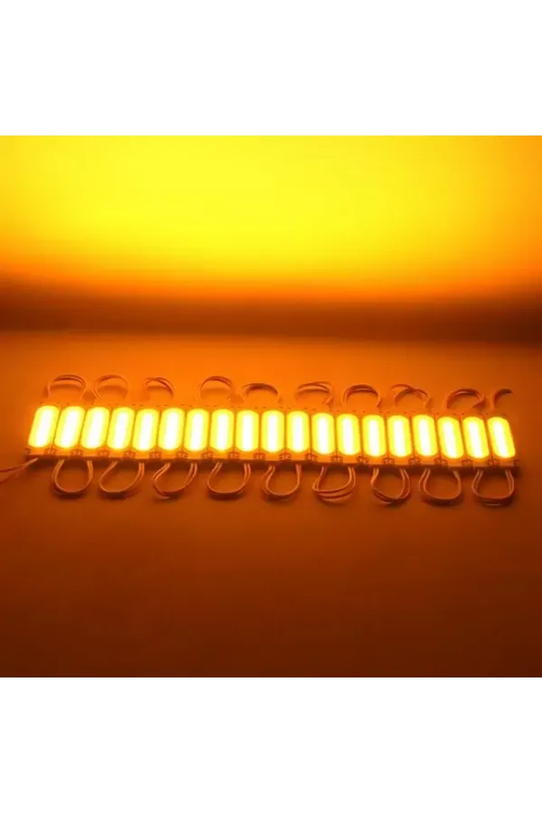 Powermaster 12 Volt 2 Watt Sarı Modül Led (68x16 Mm)