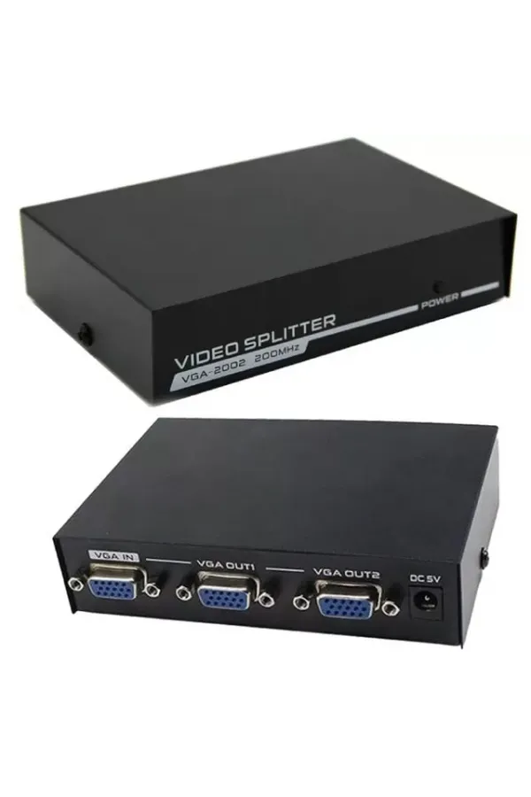 Powermaster 2 Port 250 Mhz Vga Splitter Dağıtıcı Powermaster 2 Port 250 Mhz Vga Splitter Dağıtıcı