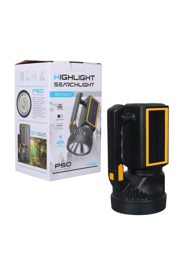 Powermaster Mx-w5192-p50 Solar Şarjlı Işıldak