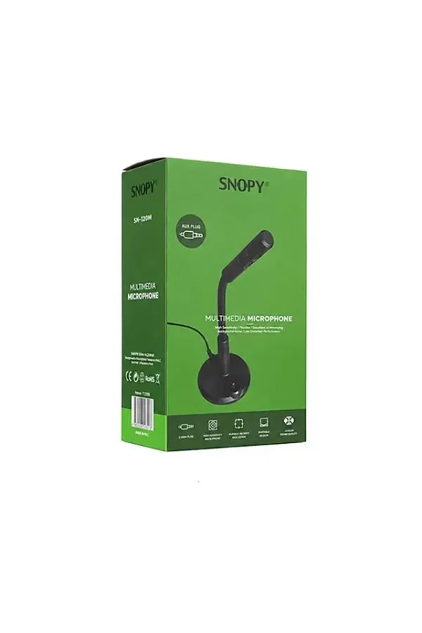 Snopy Sn-120m Siyah Masaüstü Pc Mikrofon Snopy Sn-120m Siyah Masaüstü Pc Mikrofon