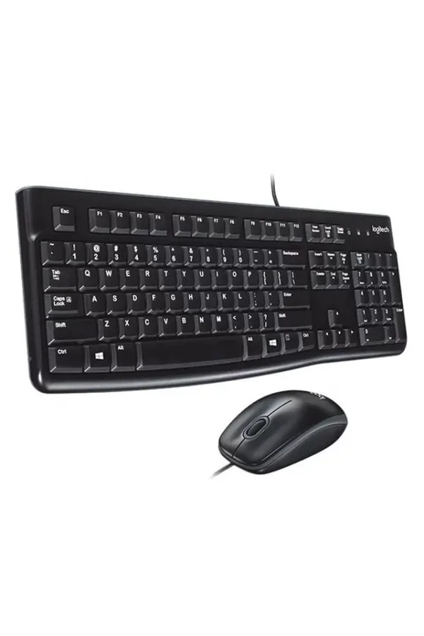Logitech Mk120 Usb Q Siyah Kablolu Klavye + Mouse Set Logitech Mk120 Usb Q Siyah Kablolu Klavye + Mouse Set
