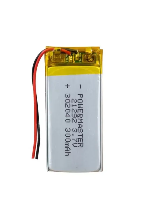 Powermaster 302040 3.7 Volt 300 Mah Lityum Polimer Pil Powermaster 302040 3.7 Volt 300 Mah Lityum Polimer Pil