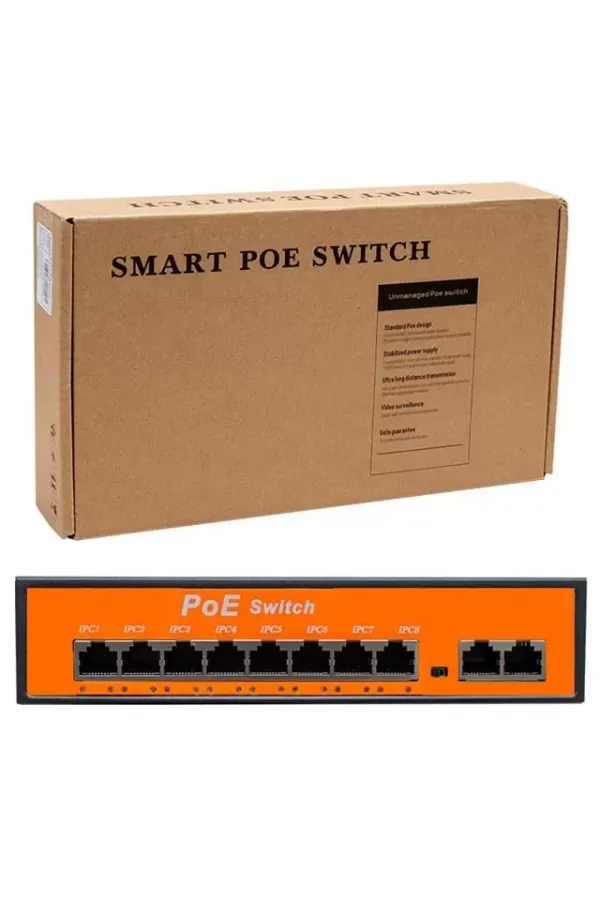 Powermaster Poe8+2 96w 10/100 Mbps Poe Ethernet Switch Powermaster Poe8+2 96w 10/100 Mbps Poe Ethernet Switch
