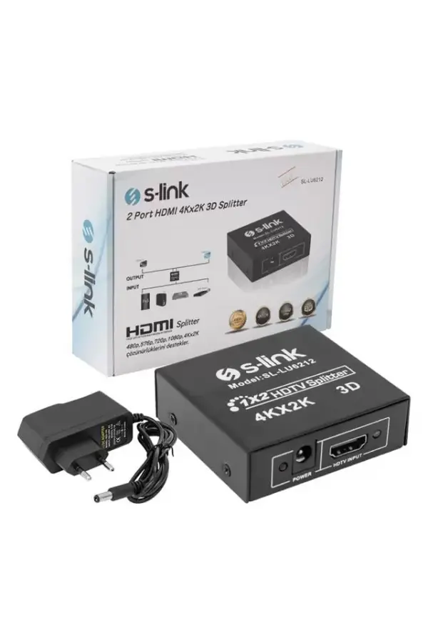 S-link Sl-lu6212 2 Port 4k-2k Hdmı Dağıtıcı S-link Sl-lu6212 2 Port 4k-2k Hdmı Dağıtıcı