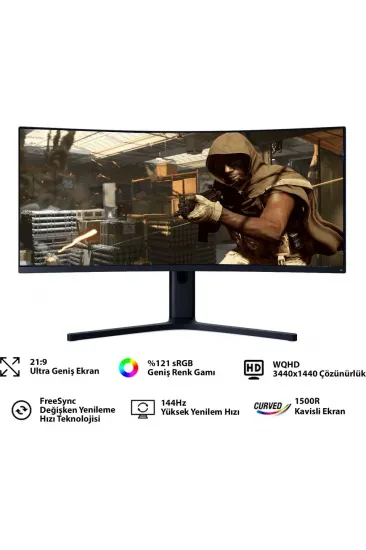 Xiaomi Mi Curved 34 İnç Gaming Monitor Xiaomi Mi Curved 34 İnç Gaming Monitor